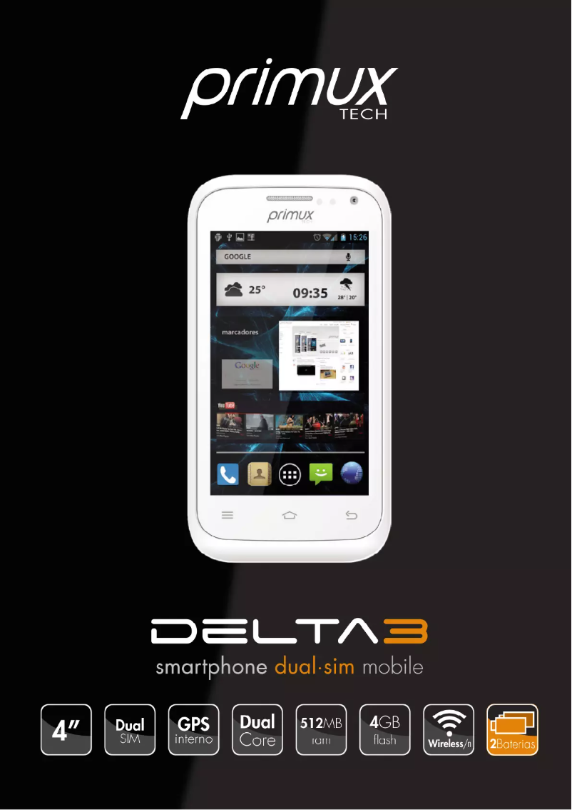 Page n°1 - Manuel utilisateur Primux Delta 3