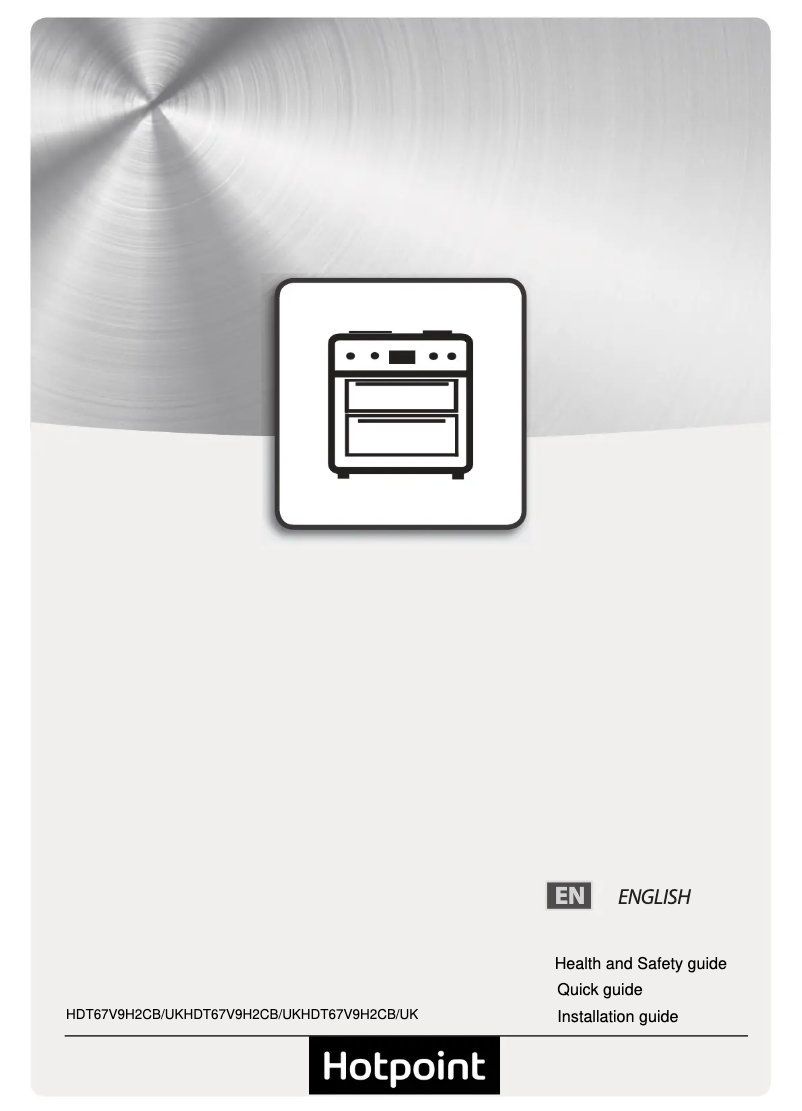 Page 1 de la notice Instructions / montage Hotpoint HDT67V9H2CB/UK