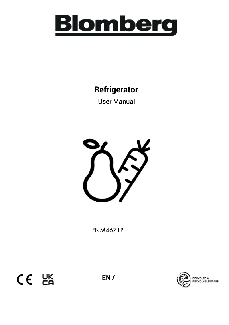 Image de la première page du manuel de l'appareil FNM4671P