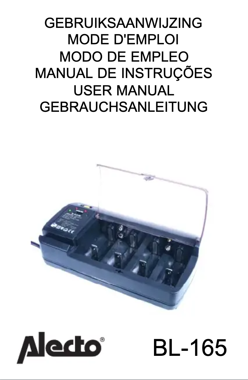 Page 1 de la notice Manuel utilisateur Alecto BL-165