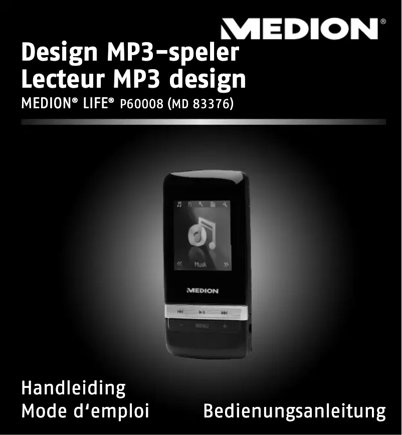 Image de la première page du manuel de l'appareil LIFE P60008 (MD 83376)