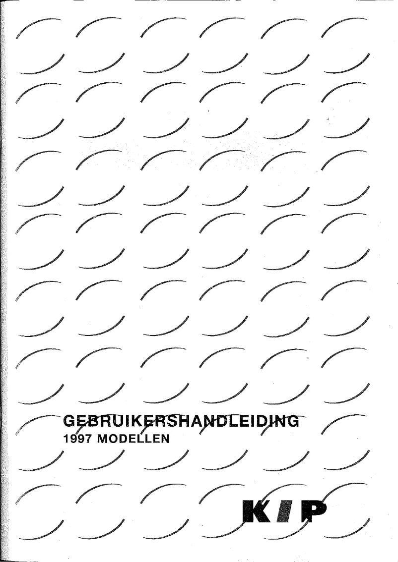 Page 1 de la notice Manuel utilisateur Kip 1997