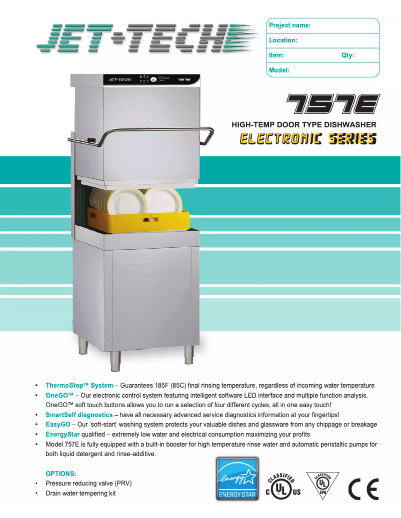 Page n°1 - Manuel utilisateur Jet-Tech 757-E