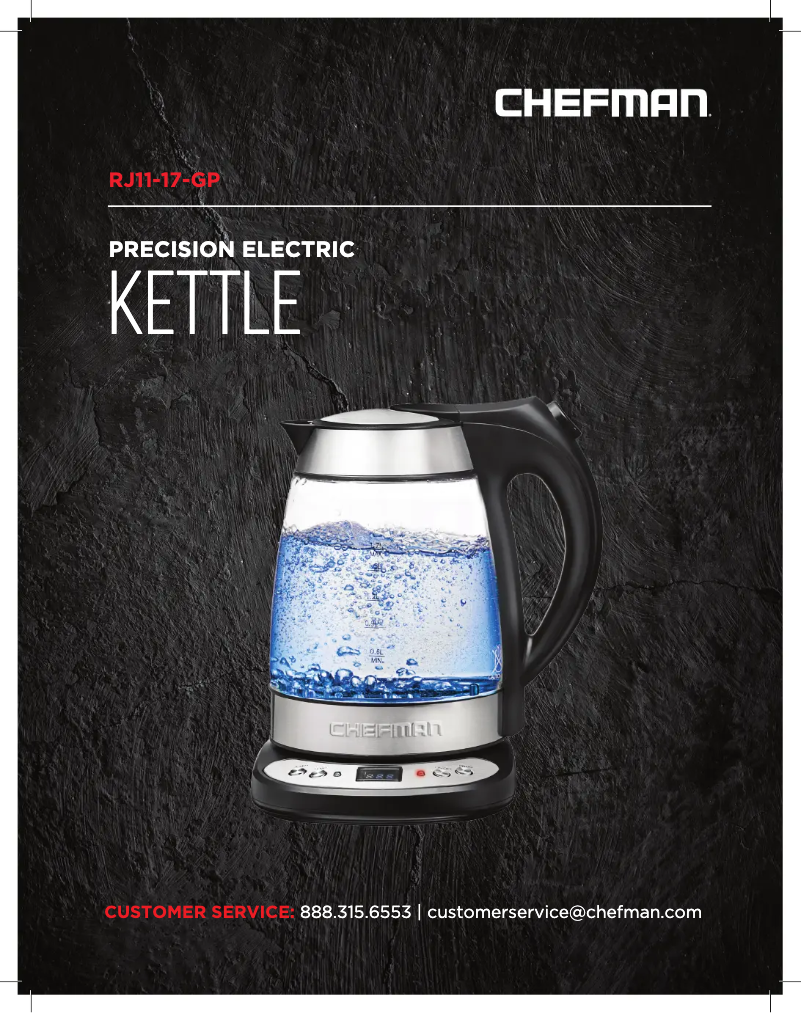 Page n°1 - Manuel utilisateur Chefman RJ11-17-GP