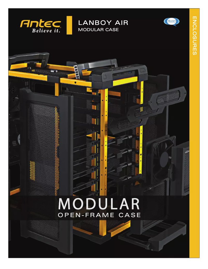 Page 1 de la notice Manuel utilisateur Antec LanBoy Air