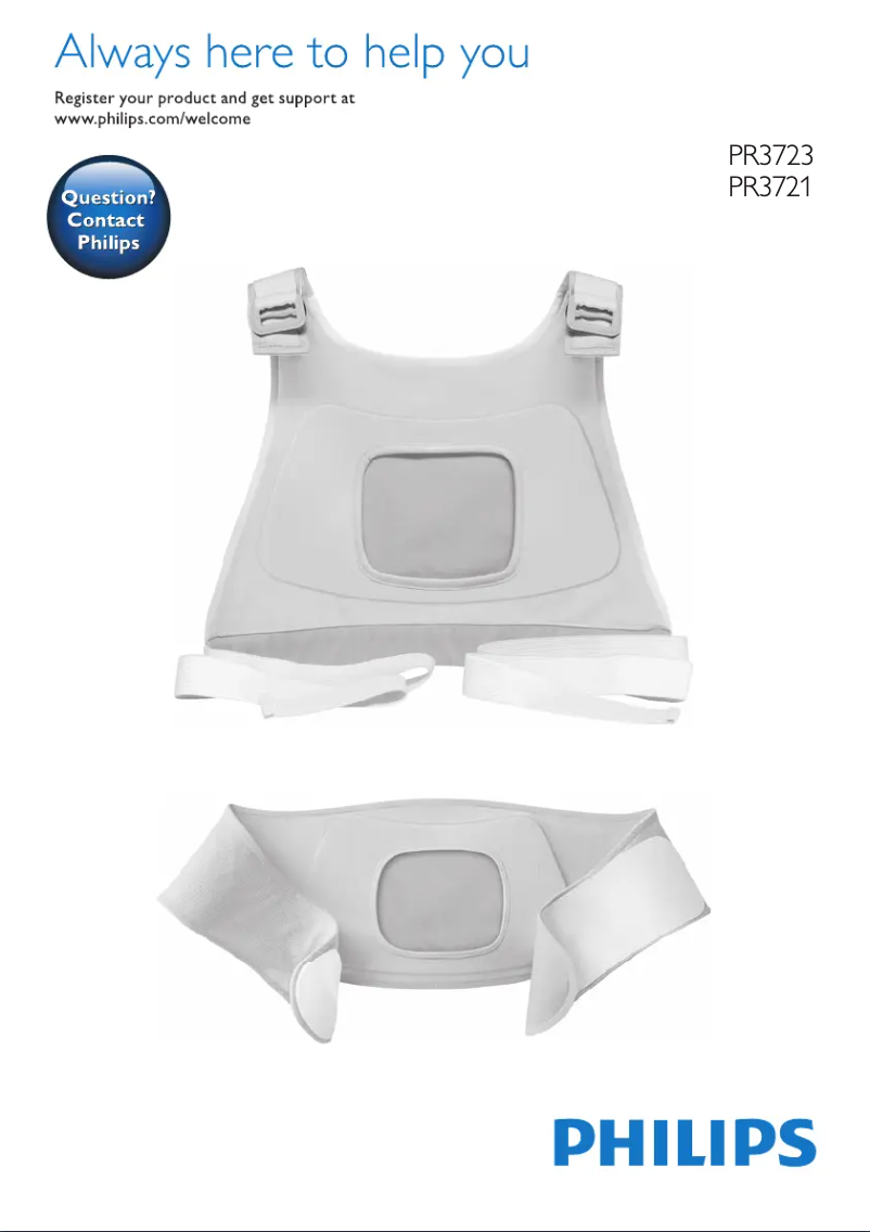 Image de la première page du manuel de l'appareil BlueTouch PR3721