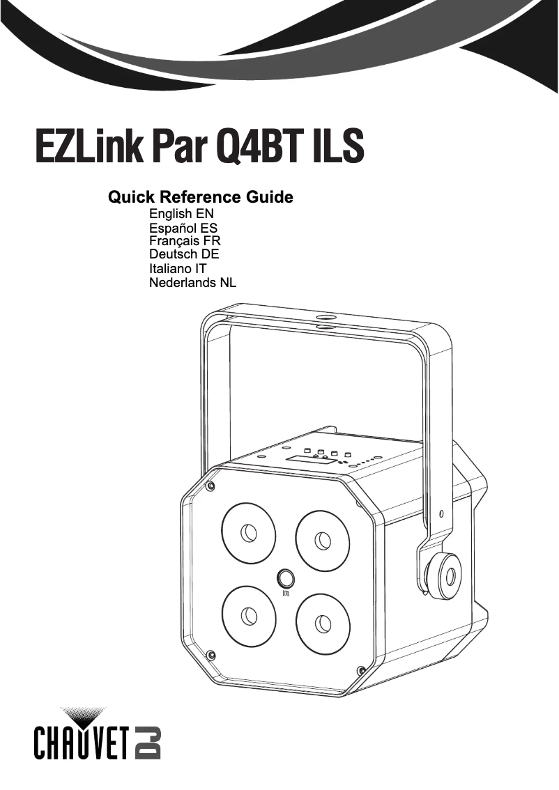 Page 1 de la notice Manuel utilisateur Chauvet EZLink Par Q4BT ILS