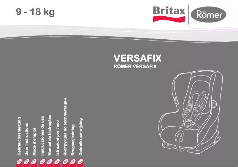 Image de la première page du manuel de l'appareil VERSAFIX