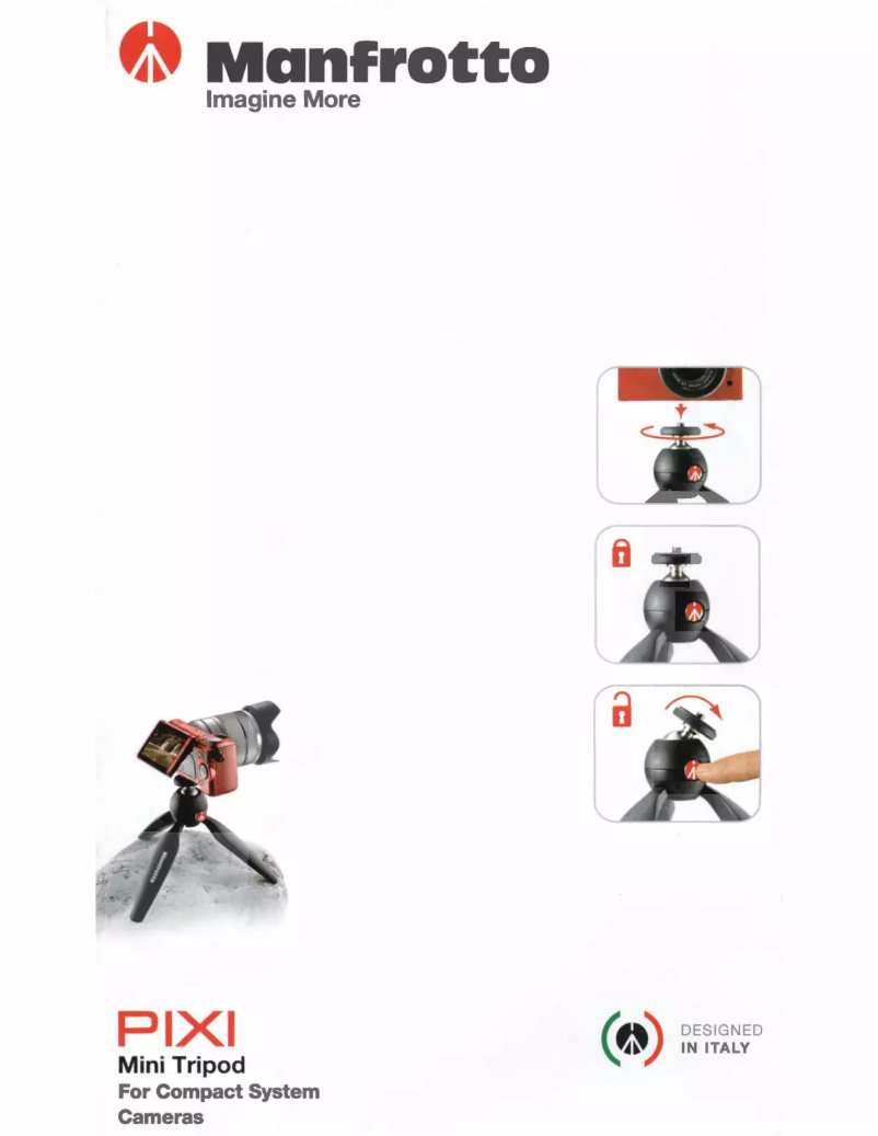 Page 1 de la notice Manuel utilisateur Manfrotto PIXI
