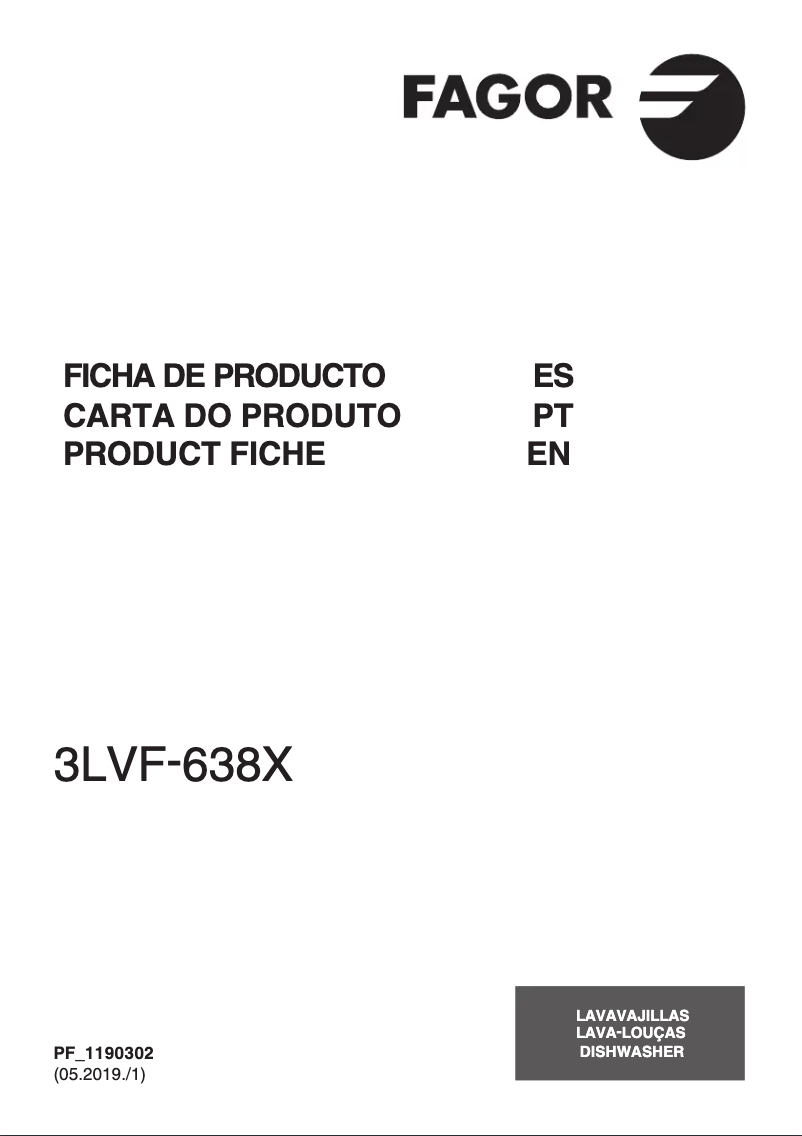 Image de la première page du manuel de l'appareil 3LVF-638X