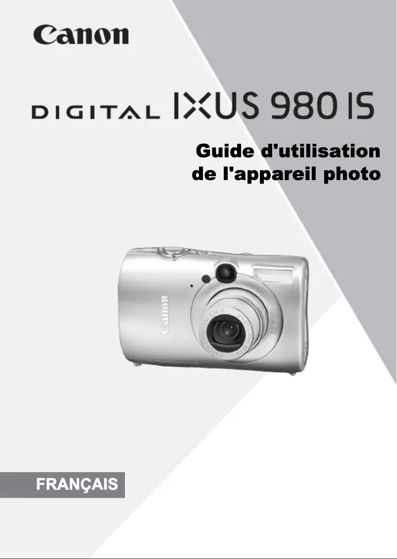 Imagen de la primera página del manual del dispositivo Digital IXUS 980 IS