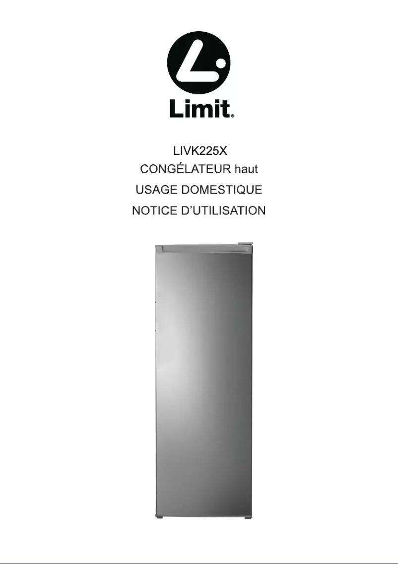 Page n°1 - Manuel utilisateur Limit LIVK225X