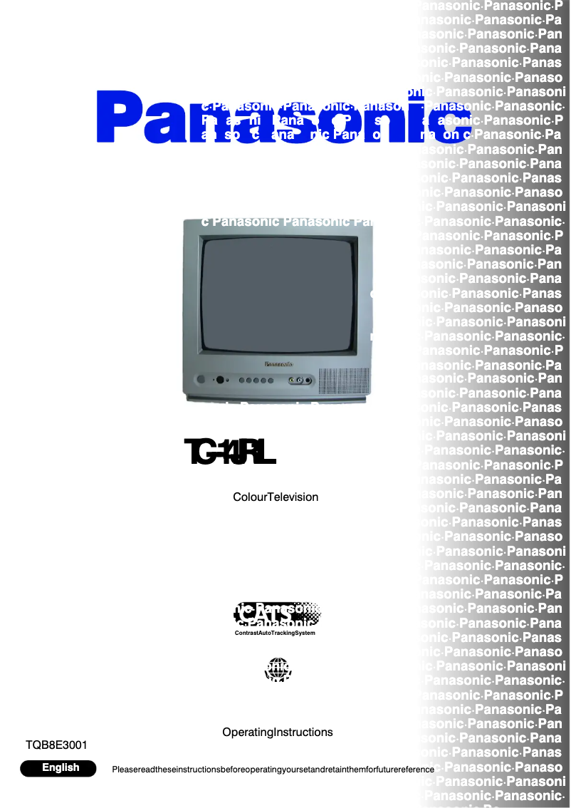 Page 1 de la notice Manuel utilisateur Panasonic TC-14JR1L