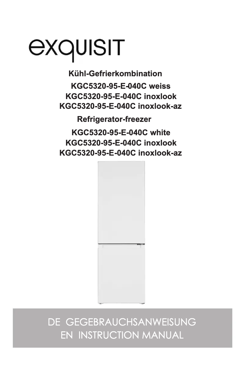 Image de la première page du manuel de l'appareil KGC5320-95-E-040C