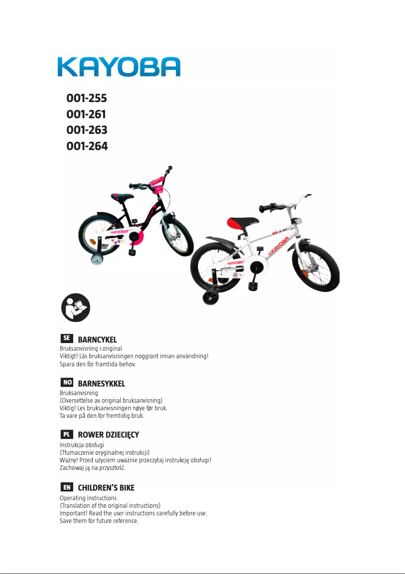 Image de la première page du manuel de l'appareil 001-255