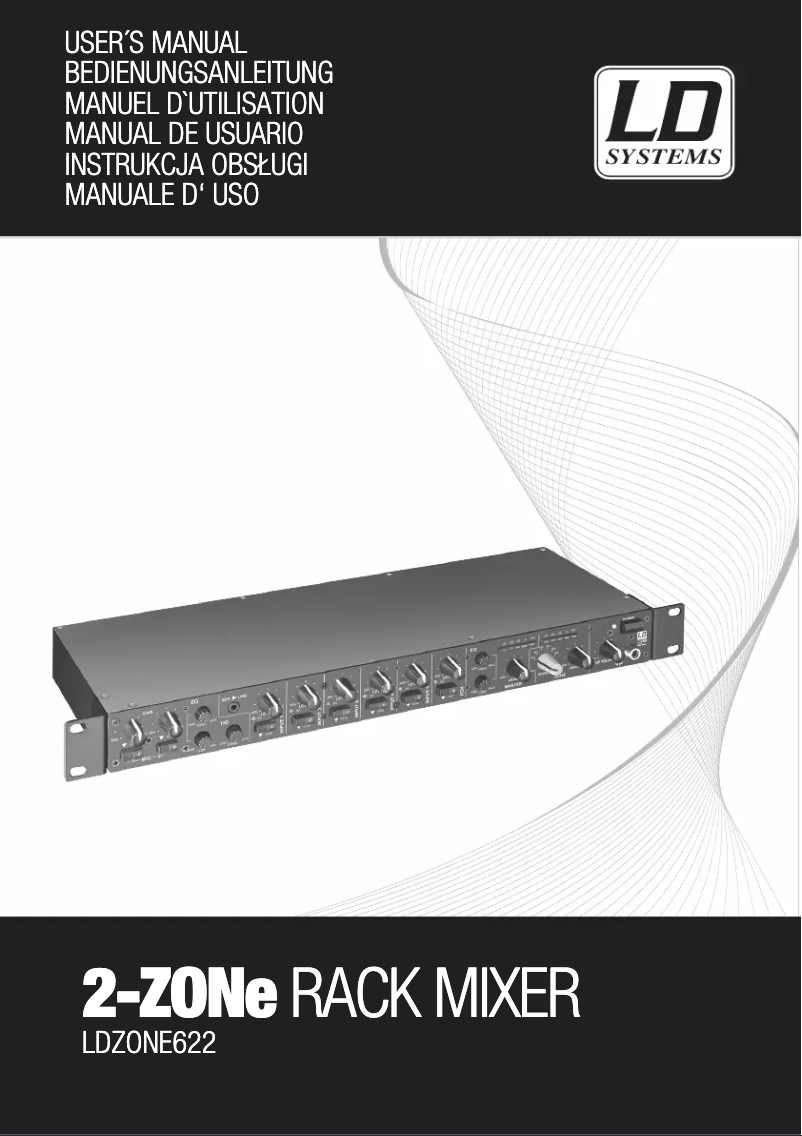Página 1 del manual Manual de usuario LD Systems Zone 622