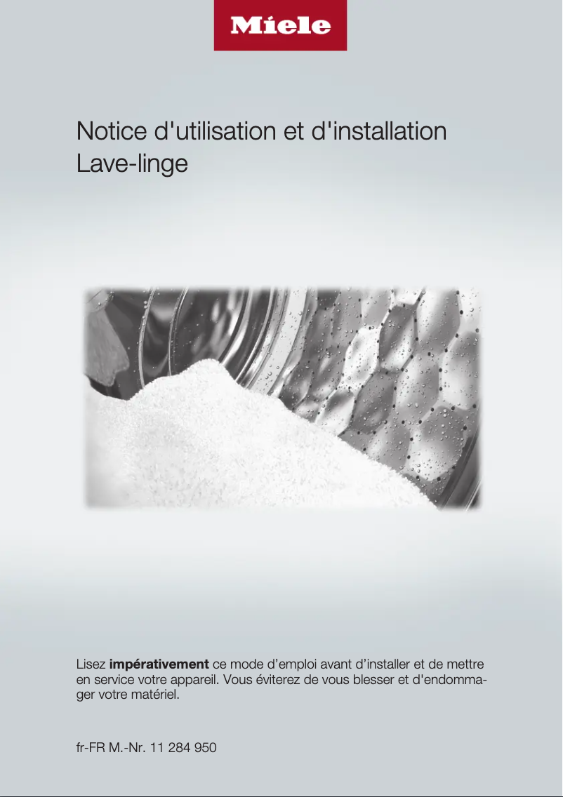 Página 1 del manual Manual de usuario Miele PWM 300 SmartBiz