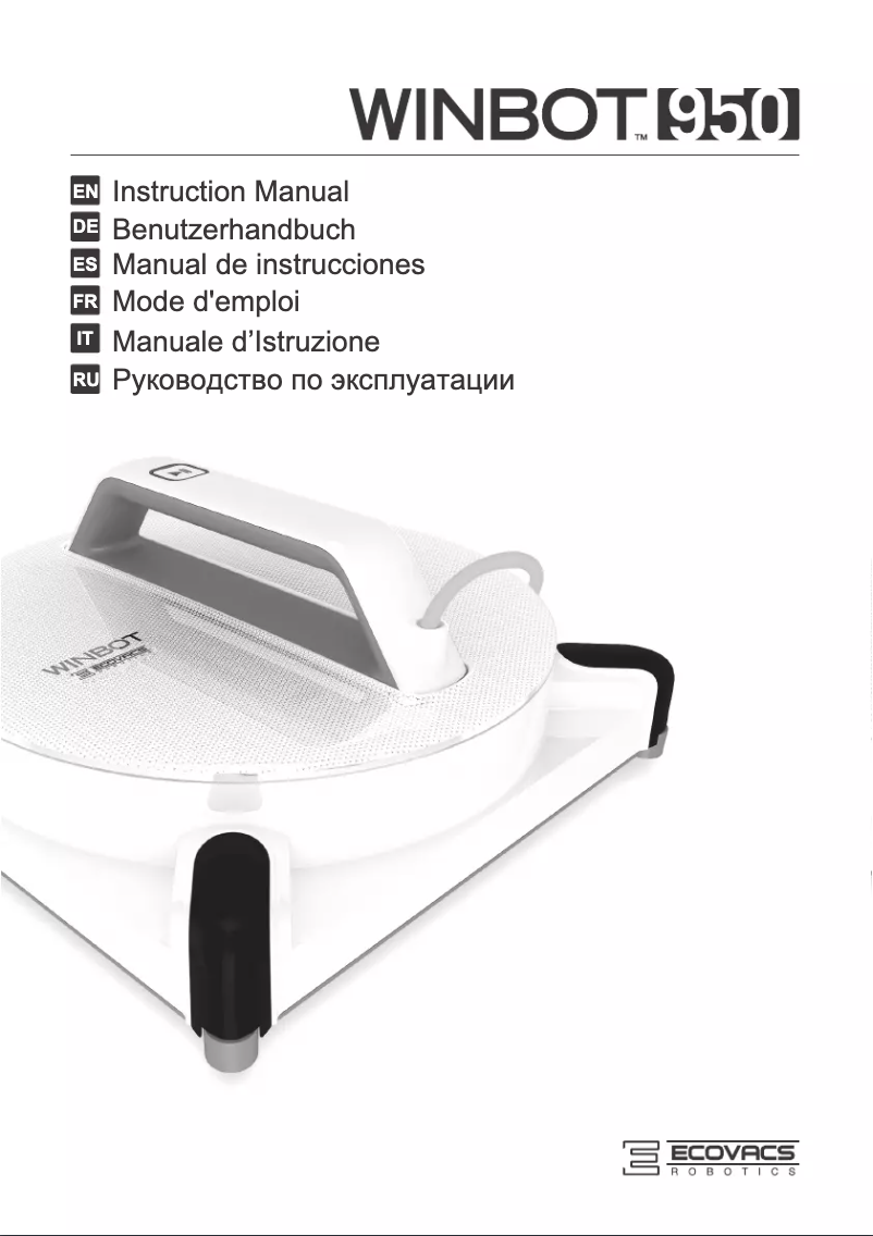 Page 1 de la notice Manuel utilisateur ECOVACS WINBOT 950