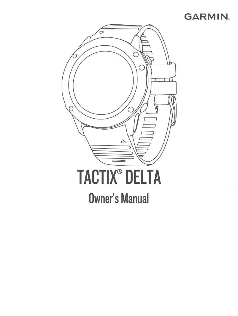 Page 1 de la notice Mode d'emploi Garmin tactix Delta Solar