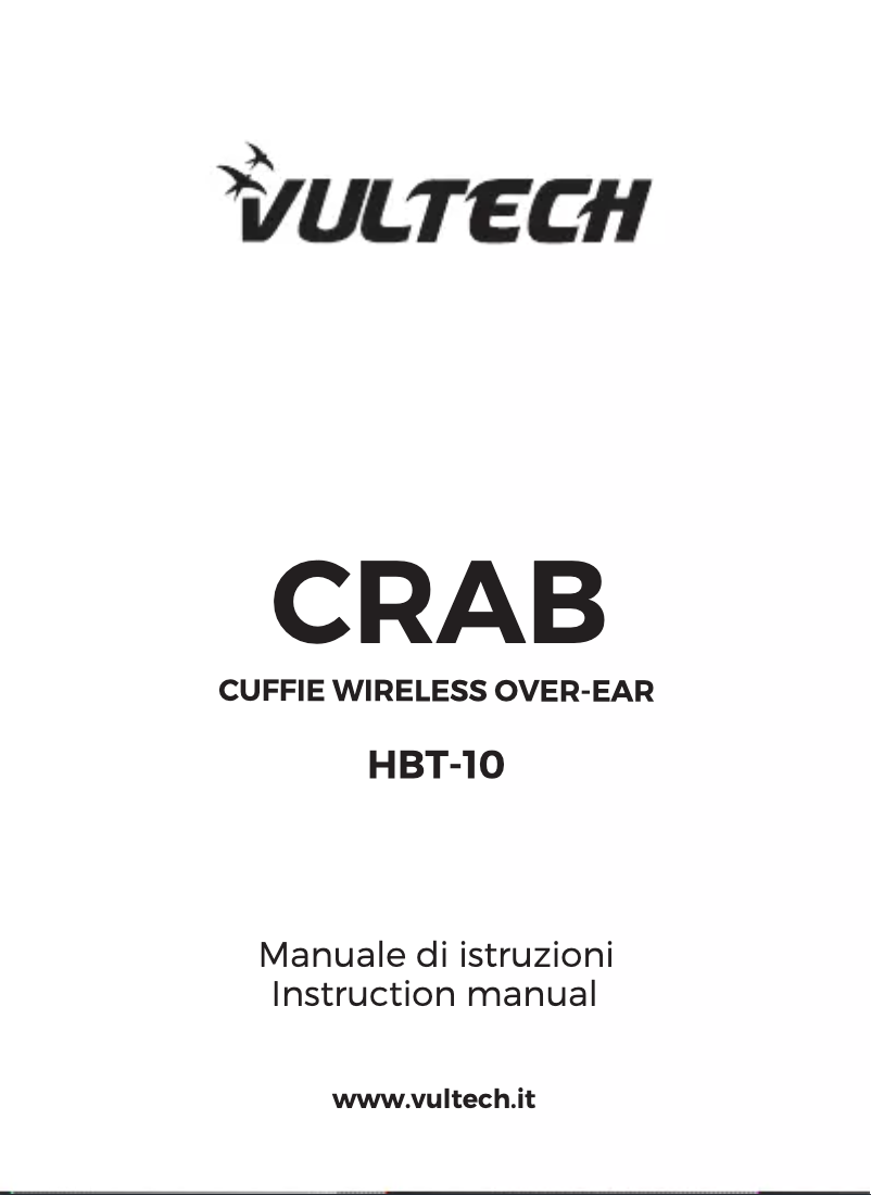 Page n°1 - Manuel utilisateur Vultech HBT-10