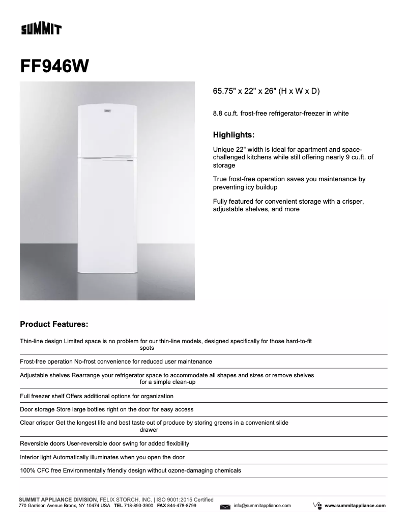 Image de la première page du manuel de l'appareil FF94