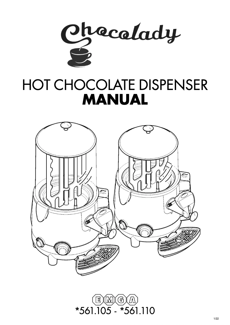 Image de la première page du manuel de l'appareil Chocolady 561105