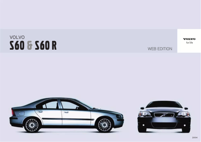 Page 1 de la notice Manuel utilisateur Volvo S60 R (2004)