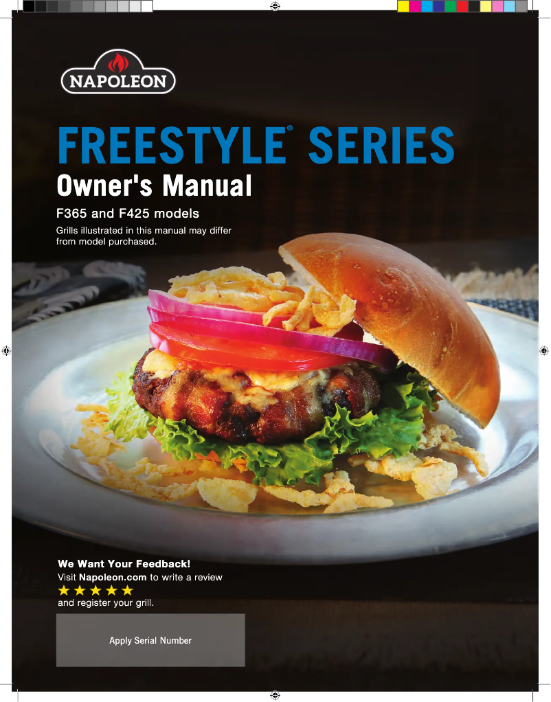 Page n°1 - Manuel utilisateur Napoleon Freestyle 365