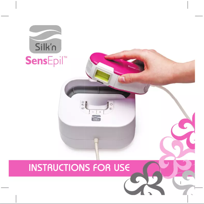 Page n°1 - Manuel utilisateur Silk'n SensEpil 10.000