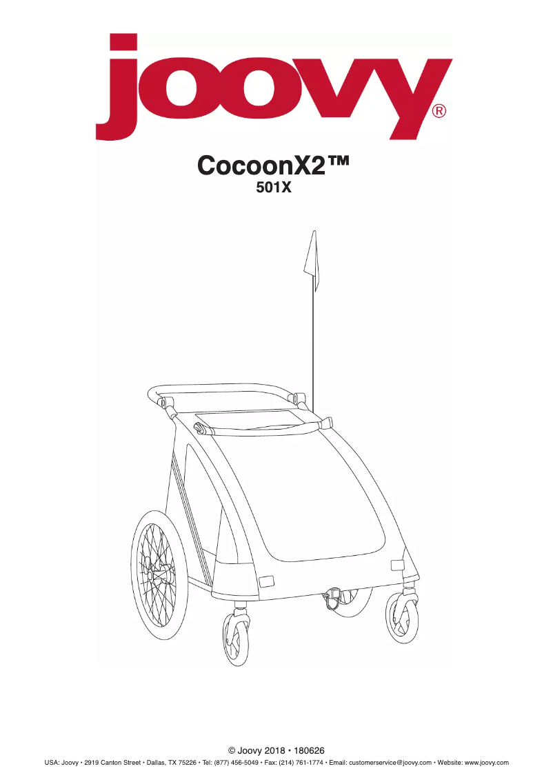 Page 1 de la notice Manuel utilisateur Joovy Cocoon X2