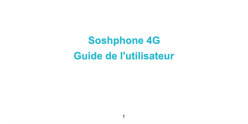 Page n°1 - Manuel utilisateur ZTE Blade Vec 4G