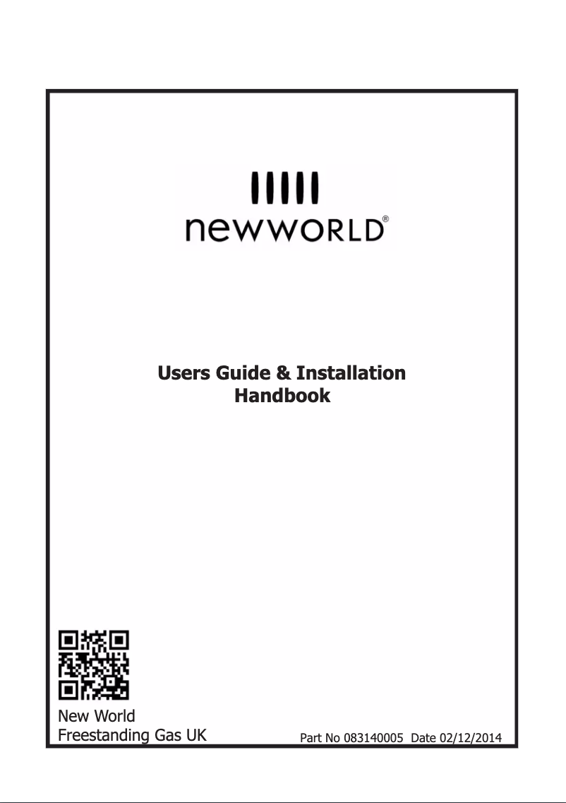 Page n°1 - Manuel utilisateur New World NW601GTCL