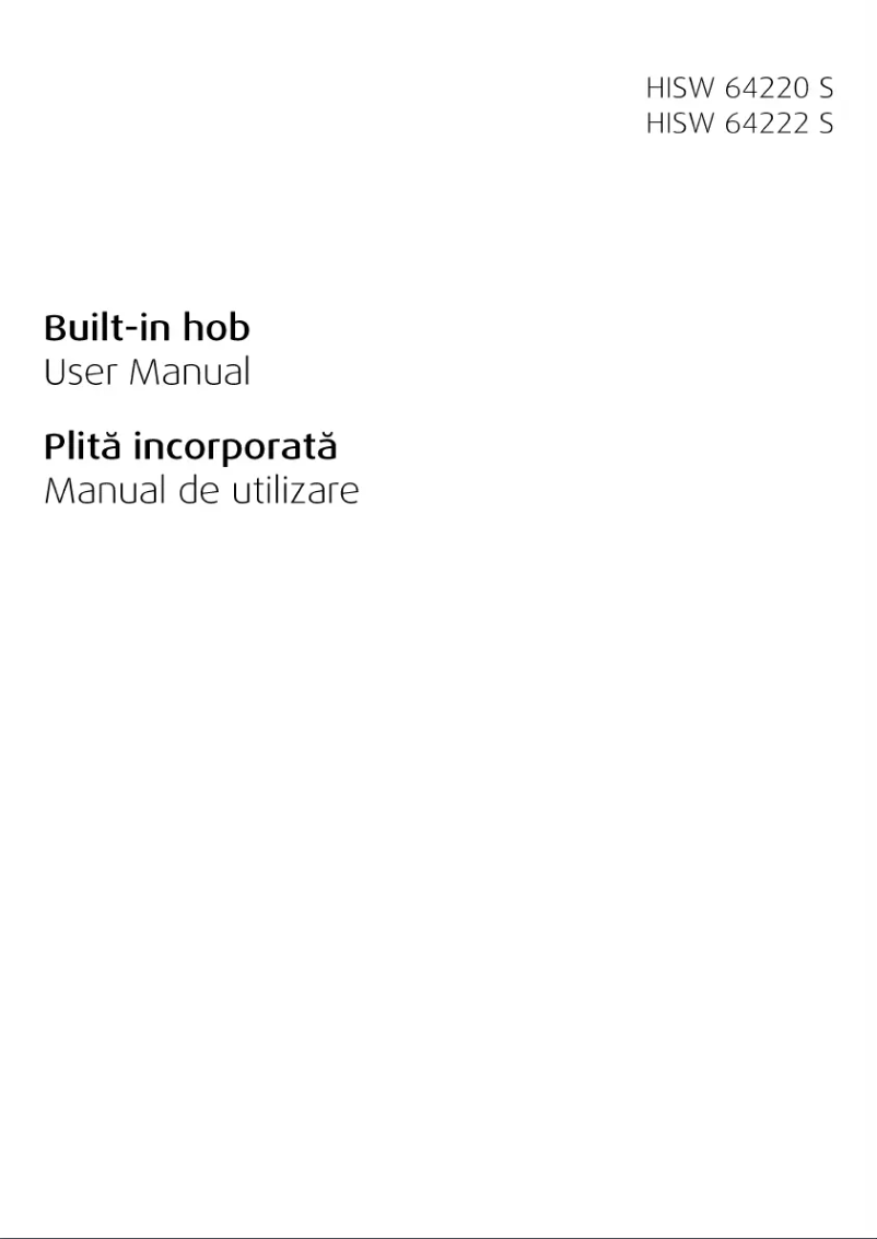 Page 1 de la notice Manuel utilisateur Beko HISW 64222 S