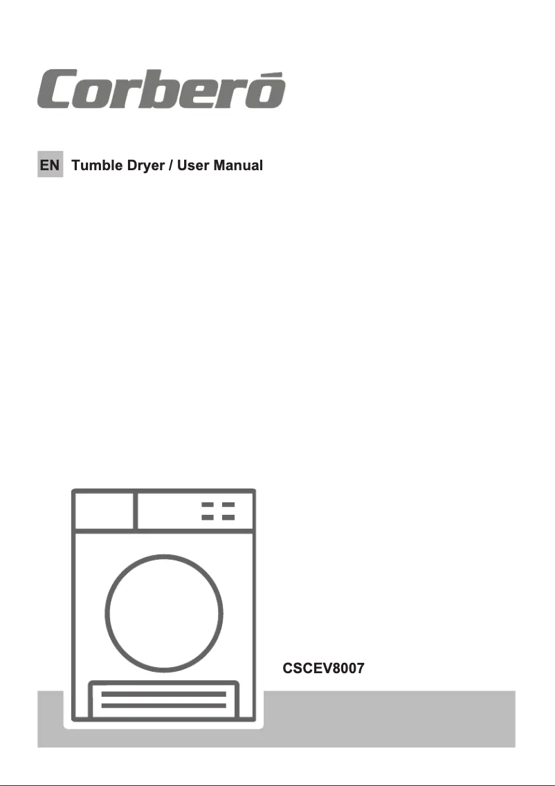 Page 1 de la notice Manuel utilisateur Corbero CSCEV8007