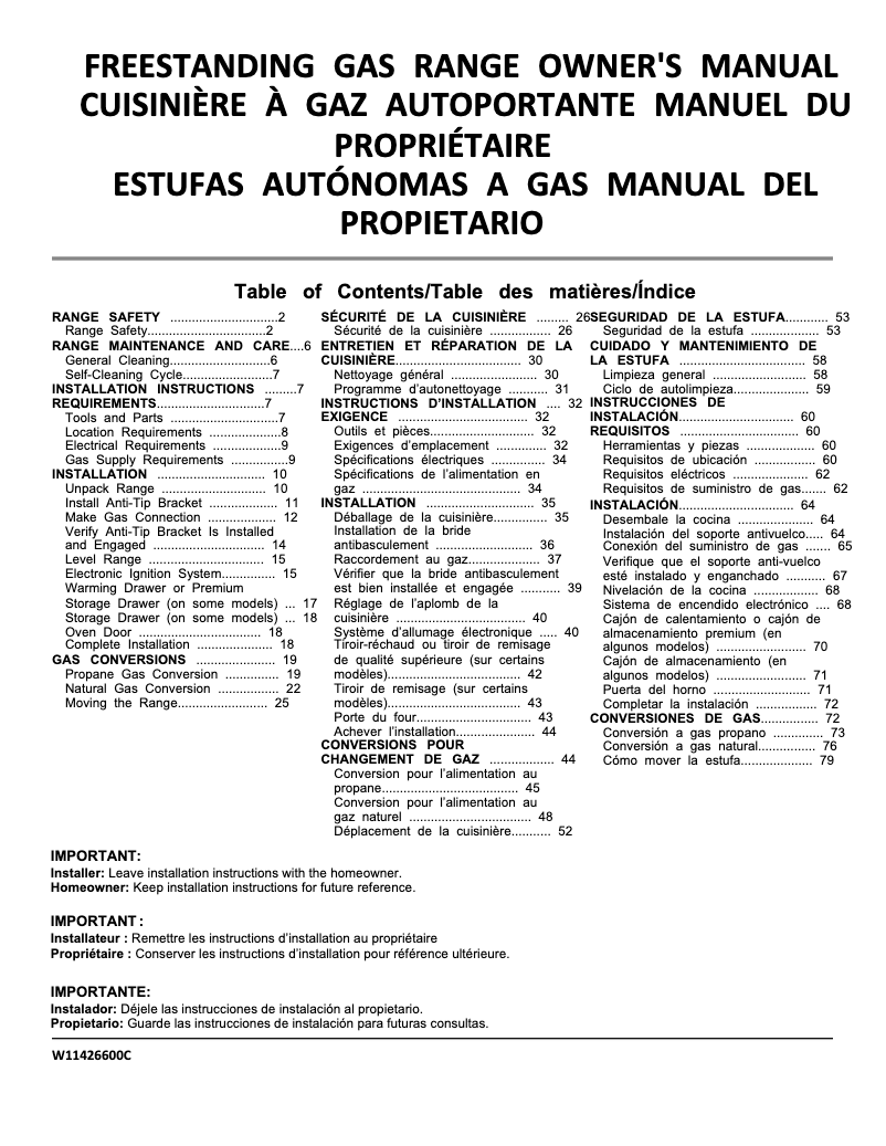 Image de la première page du manuel de l'appareil MGR7700LZ
