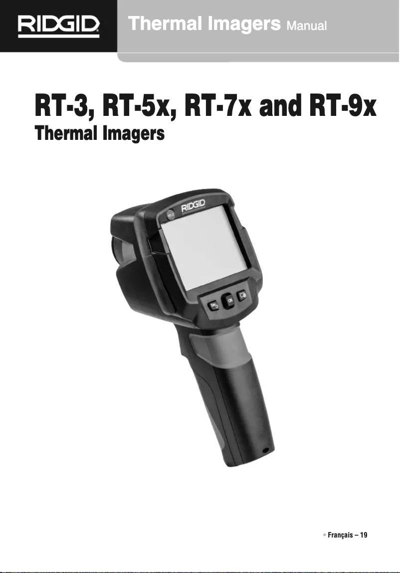 Página 1 del manual Manual de usuario Ridgid RT-3