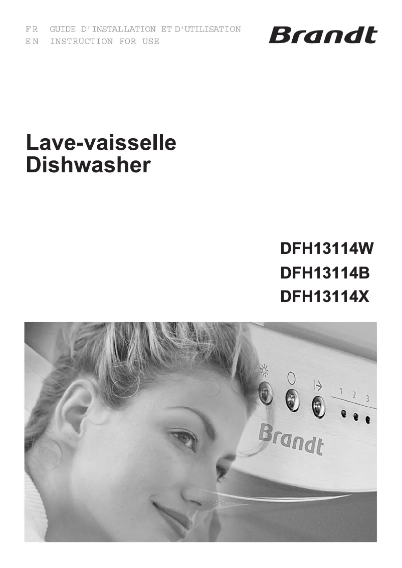 Página 1 del manual Manual de usuario Brandt DFH13114W