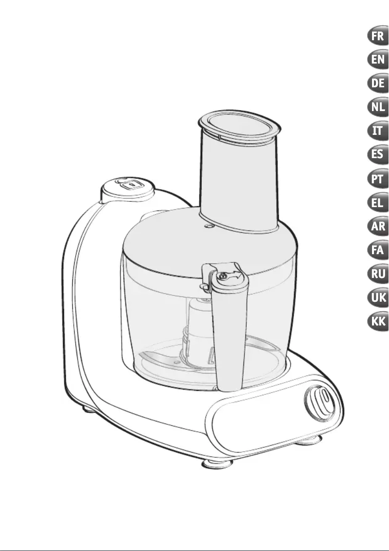 Page 1 de la notice Manuel utilisateur Moulinex Masterchef 2000 FP2111BA