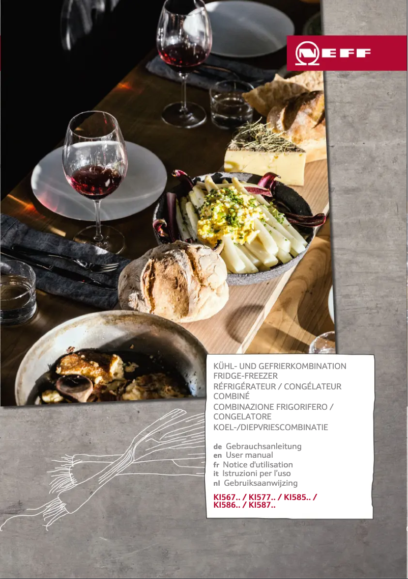 Page n°1 - Manuel utilisateur Neff KI5772F30