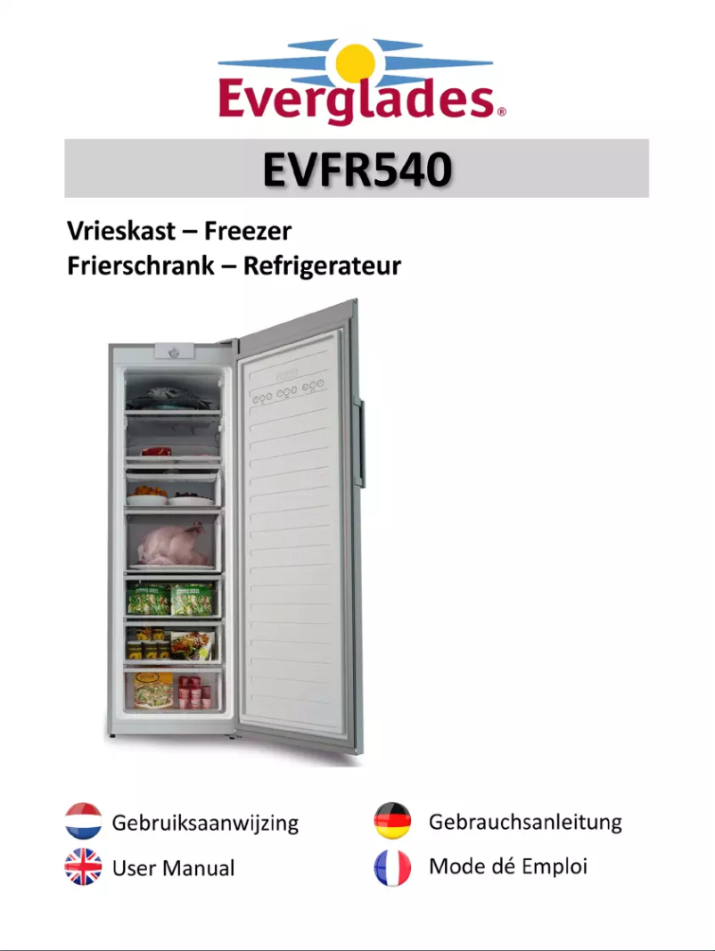 Image de la première page du manuel de l'appareil EVFR540