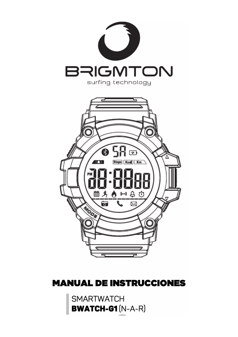 Imagen de la primera página del manual del dispositivo BWATCH-G1