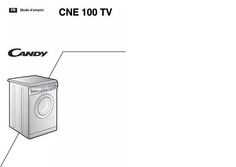Image de la première page du manuel de l'appareil LBCNE100TVFR