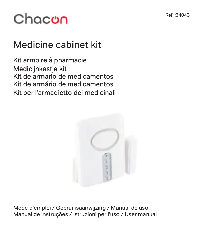 Page 1 de la notice Manuel utilisateur Chacon 34043
