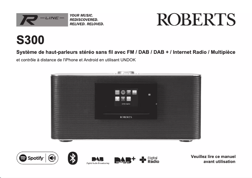 Página 1 del manual Manual de usuario Roberts S300