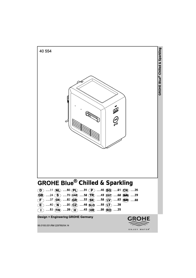 Page n°1 - Manuel utilisateur Grohe 31323001