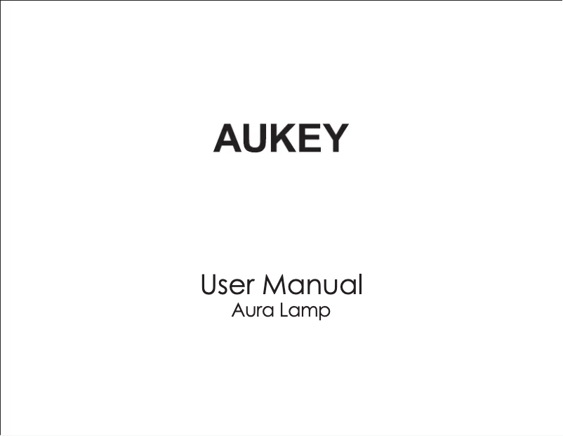 Page 1 de la notice Manuel utilisateur Aukey LT-ST37