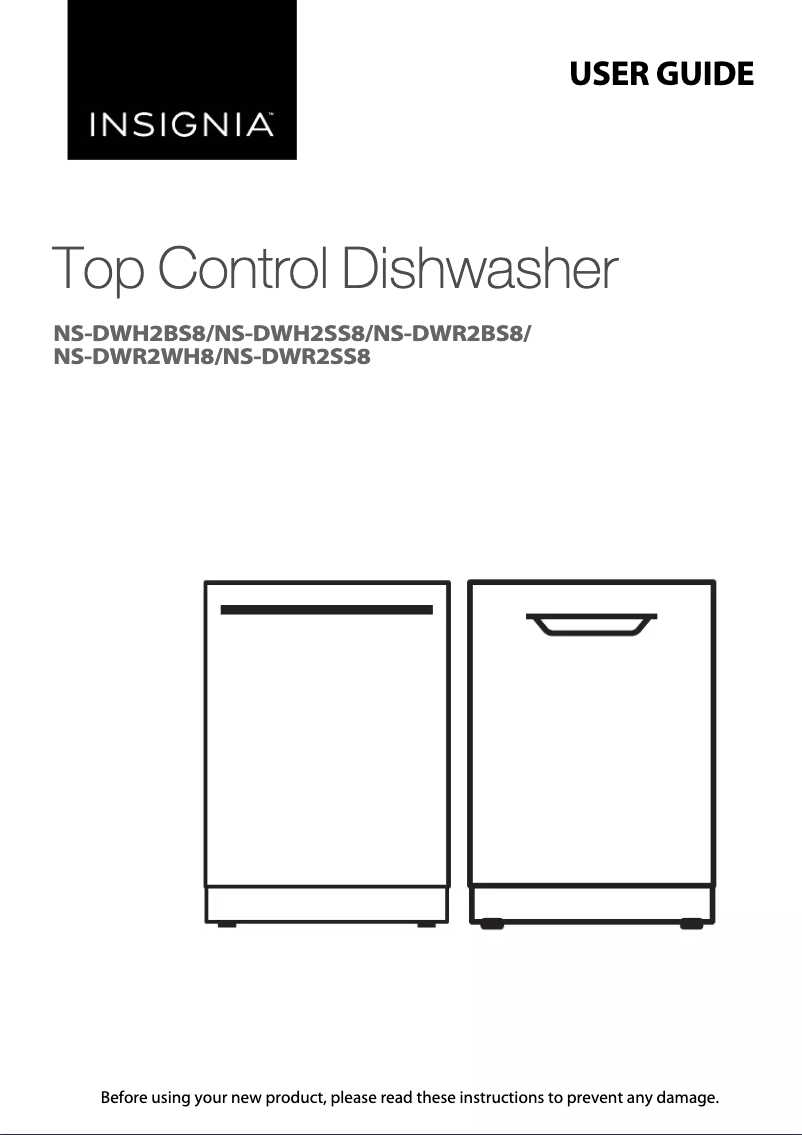 Page 1 de la notice Manuel utilisateur Insignia NS-DWR2SS8