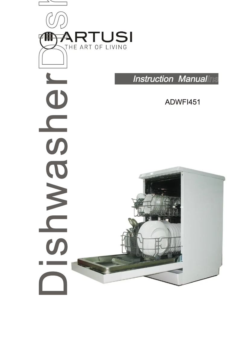 Page 1 de la notice Manuel utilisateur Artusi ADWFI451