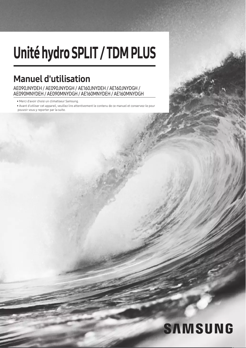 Imagen de la primera página del manual del dispositivo AE090JNYDGH