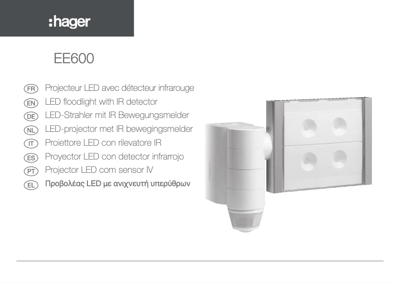 Image de la première page du manuel de l'appareil EE600